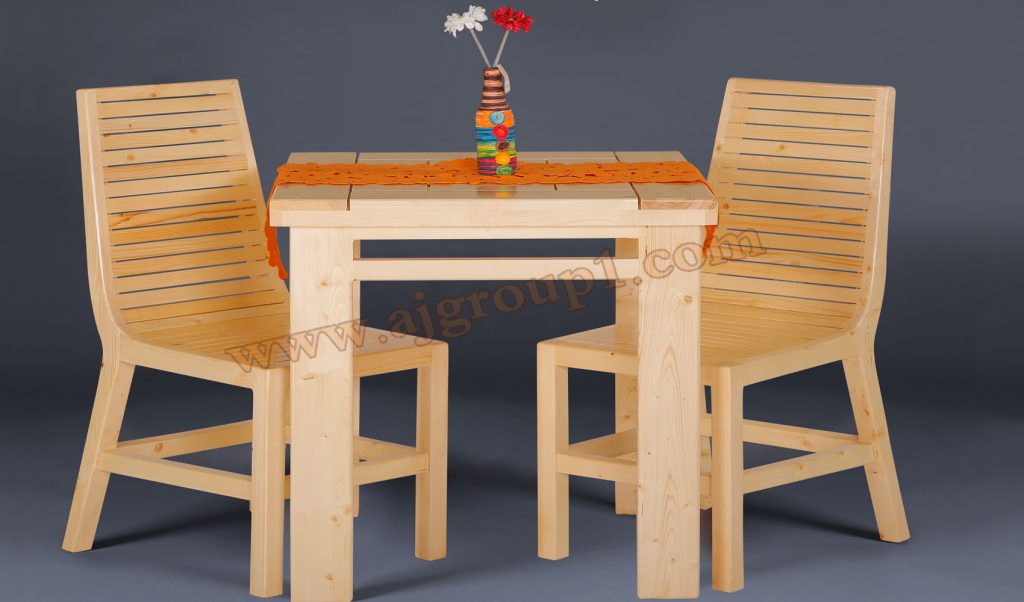 میز ناهار خوری چوبی کرکره ای