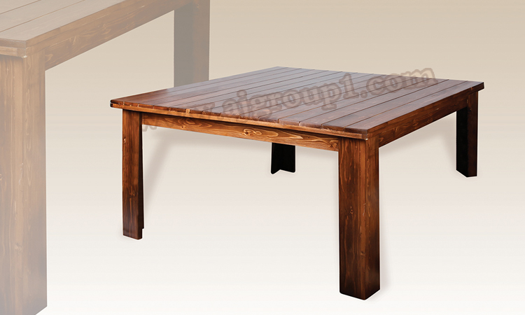 میز مربع  چوبی